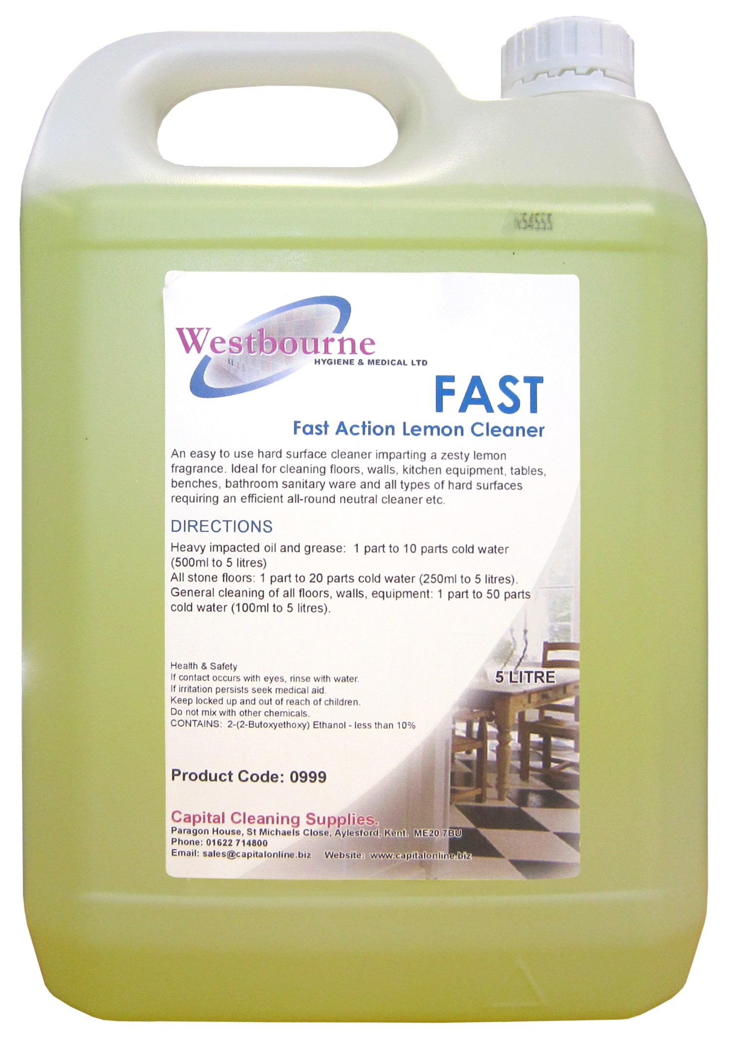 WESTBOURNE | FAST LEMON LIQUID X 5 LTR | 2724/04