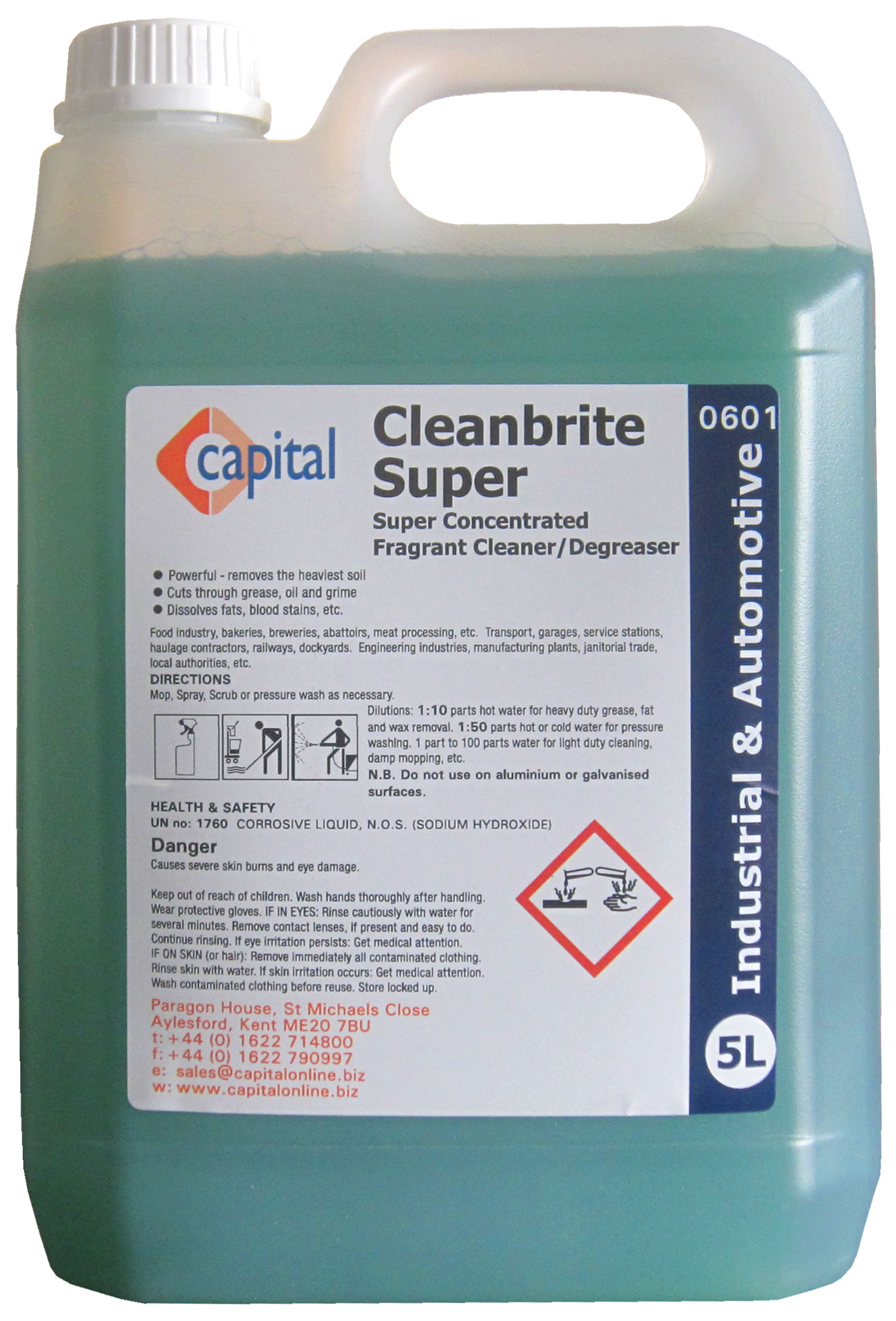 CAPITAL | CLEANBRITE SUPER  X 5 LTR