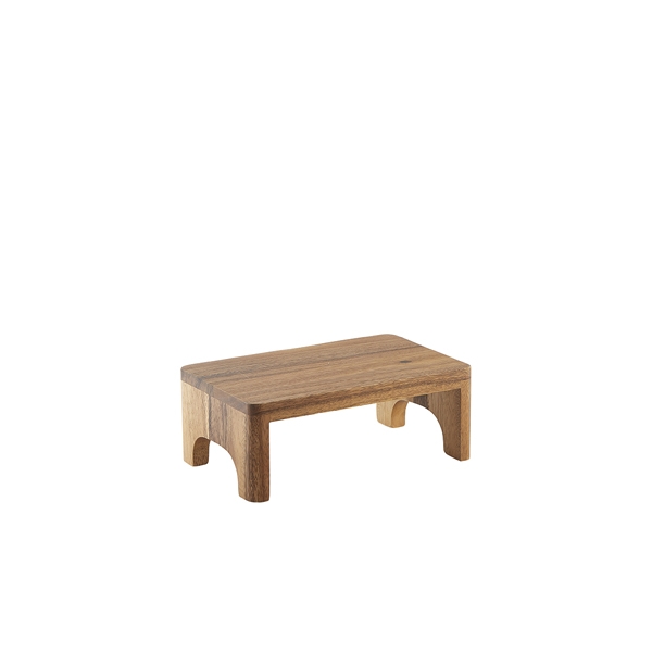 GENWARE | ACACIA WOOD GN BUFFET RISER GN 1/2 15CM (H) X 1 | RSR-WGN12