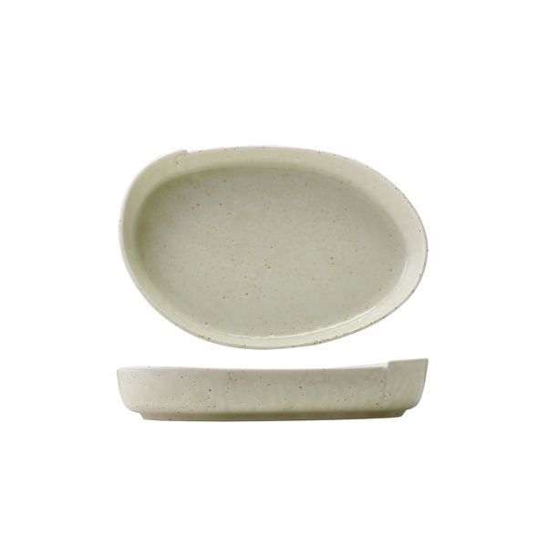 GENWARE | KOZO PORCELAIN SHIRO OVAL PLATE 23CM X 6 | PL-KSH23