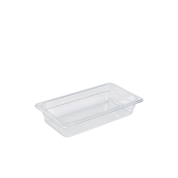 GENWARE | 1/3 -POLYCARBONATE GN PAN 65MM CLEAR | PC13-065