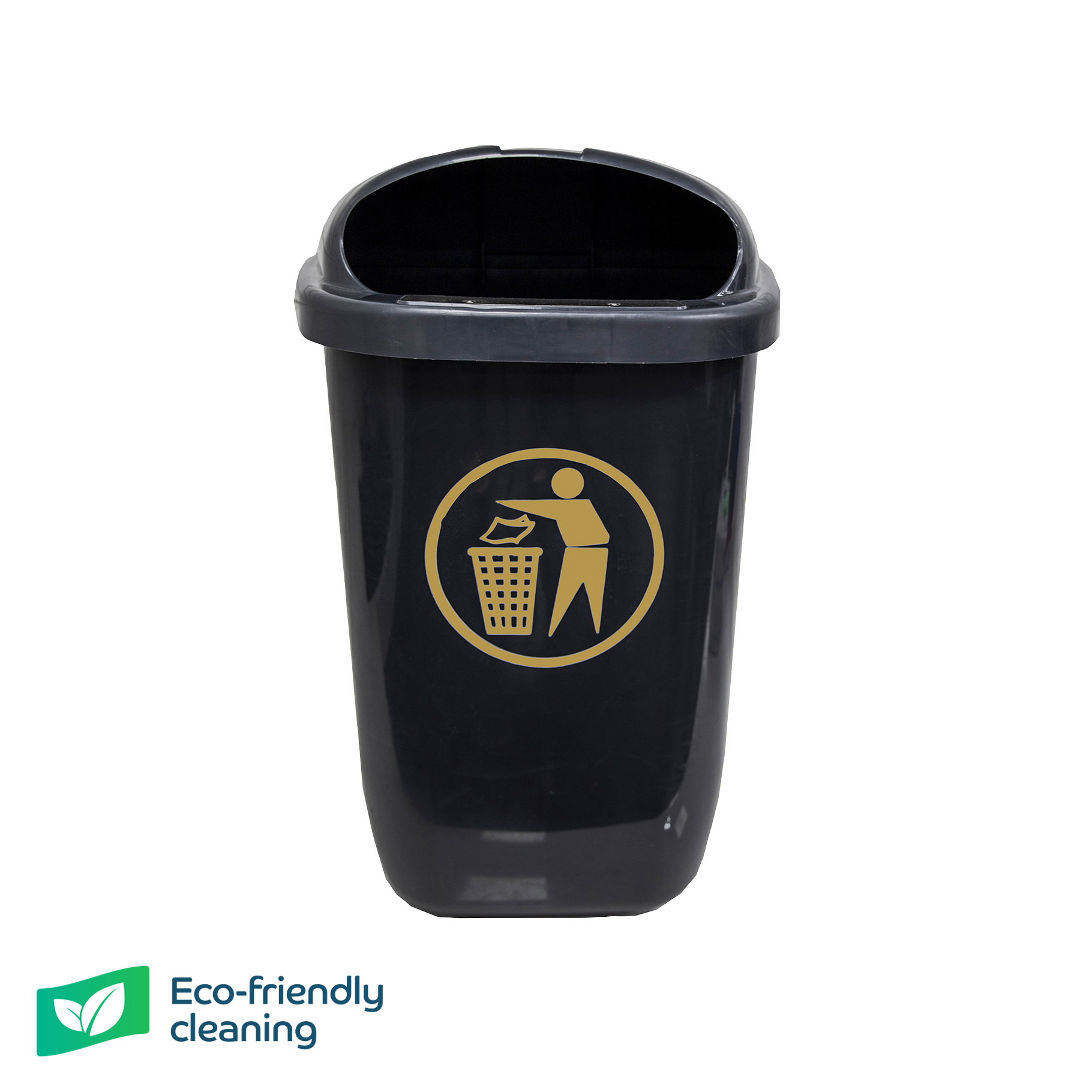 ROBERT SCOTT | BLACK OUTDOOR ECO LITTER BIN WALL MOUNTED X 50 LTR | 105003
