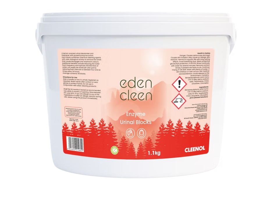 CLEENOL | EDENCLEEN ENZYME URINAL BLOCKS 1.1KG | EDN-EUB