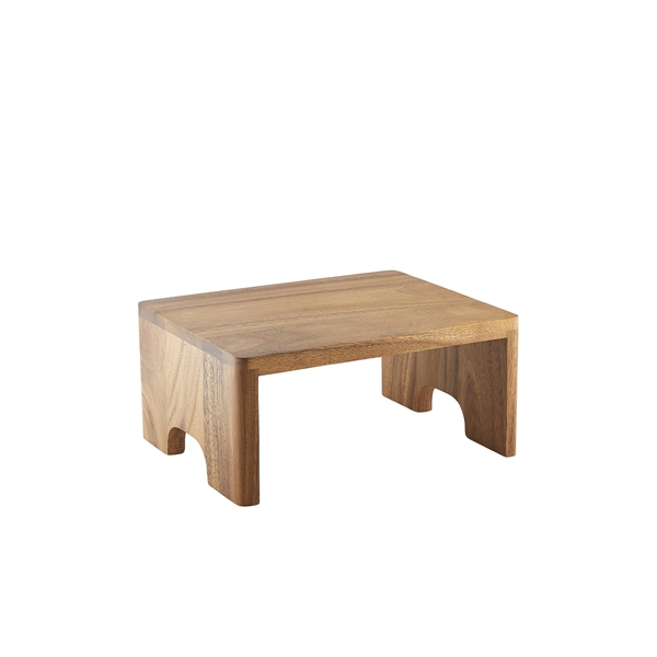 GENWARE | ACACIA WOOD GN BUFFET RISER GN 1/4 10CM (H) X 1 | RSR-WGN14