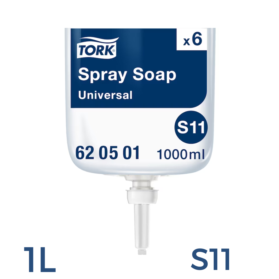 TORK | SPRAY SOAP MILD 6 X 1 LTR | 620501