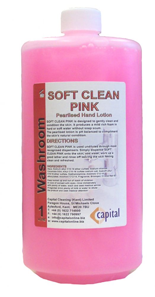 CAPITAL | SOFT CLEAN PINK 6 X 1 LTR | 402