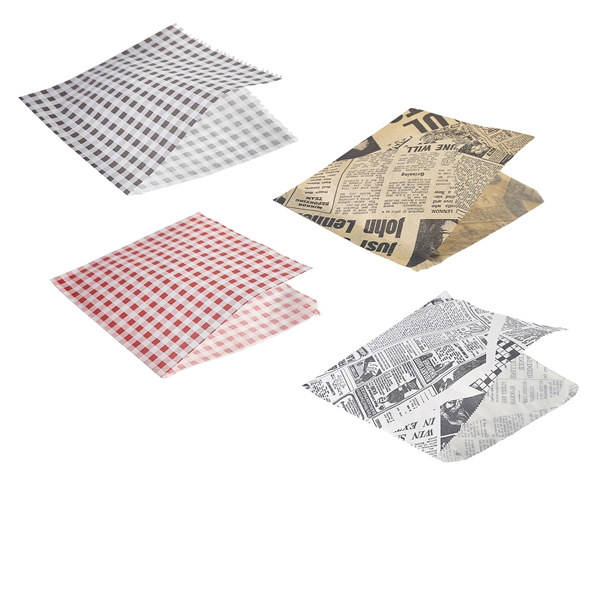 GENWARE | GREASEPROOF PAPER BAGS SAMPLE SET | GRSPBAG-SAMPLES