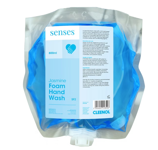 CLEENOL | SENSES JASMINE FOAM HAND WASH 3 X 800ML | 74148