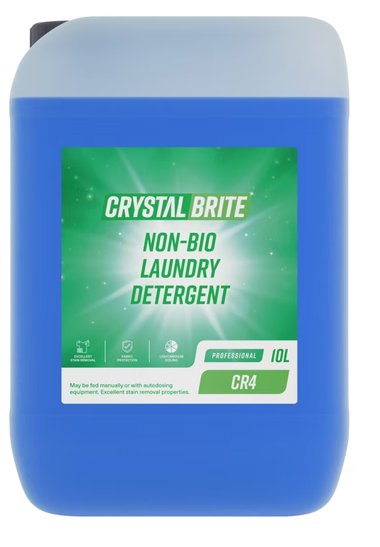 CLEENOL | CRYSTALBRITE LAUNDRY FLORAL NON-BIO DETERGENT X 10 LTR | CRLD1/10 | 18013