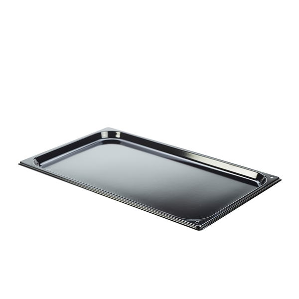 GENWARE | ENAMEL BAKING TRAY GN 1/1 530 X 325 X 20MM | BT-EN11