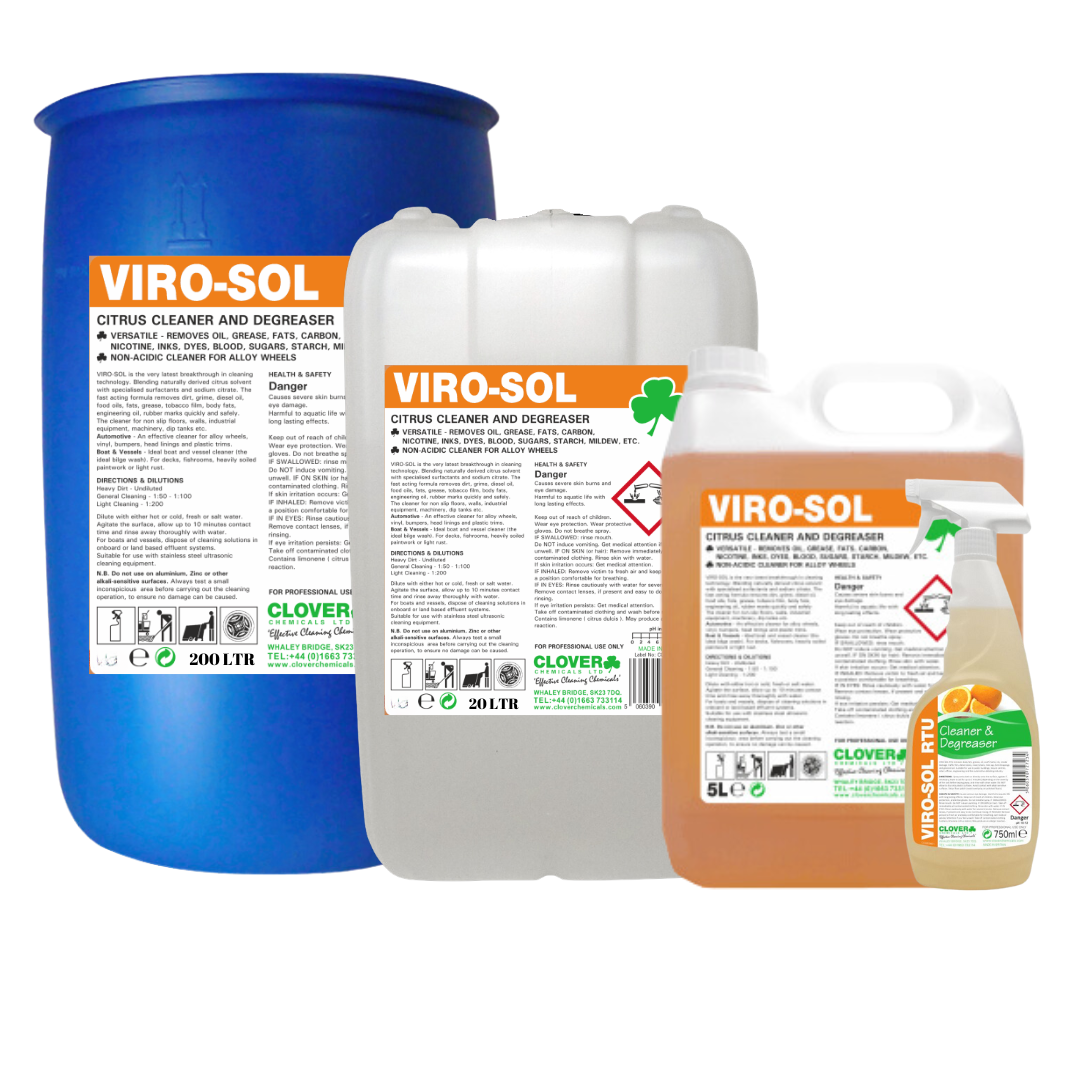 CLOVER (CHRISTEYNS) | 382 VIROSOL CITRUS WATER BASED DEGREASER | 382