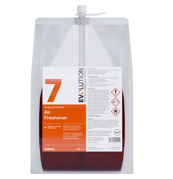 CLEENOL | EVOLUTION CONCENTRATED AIR FRESHENER EV7 X 1.5 LTR | EV7