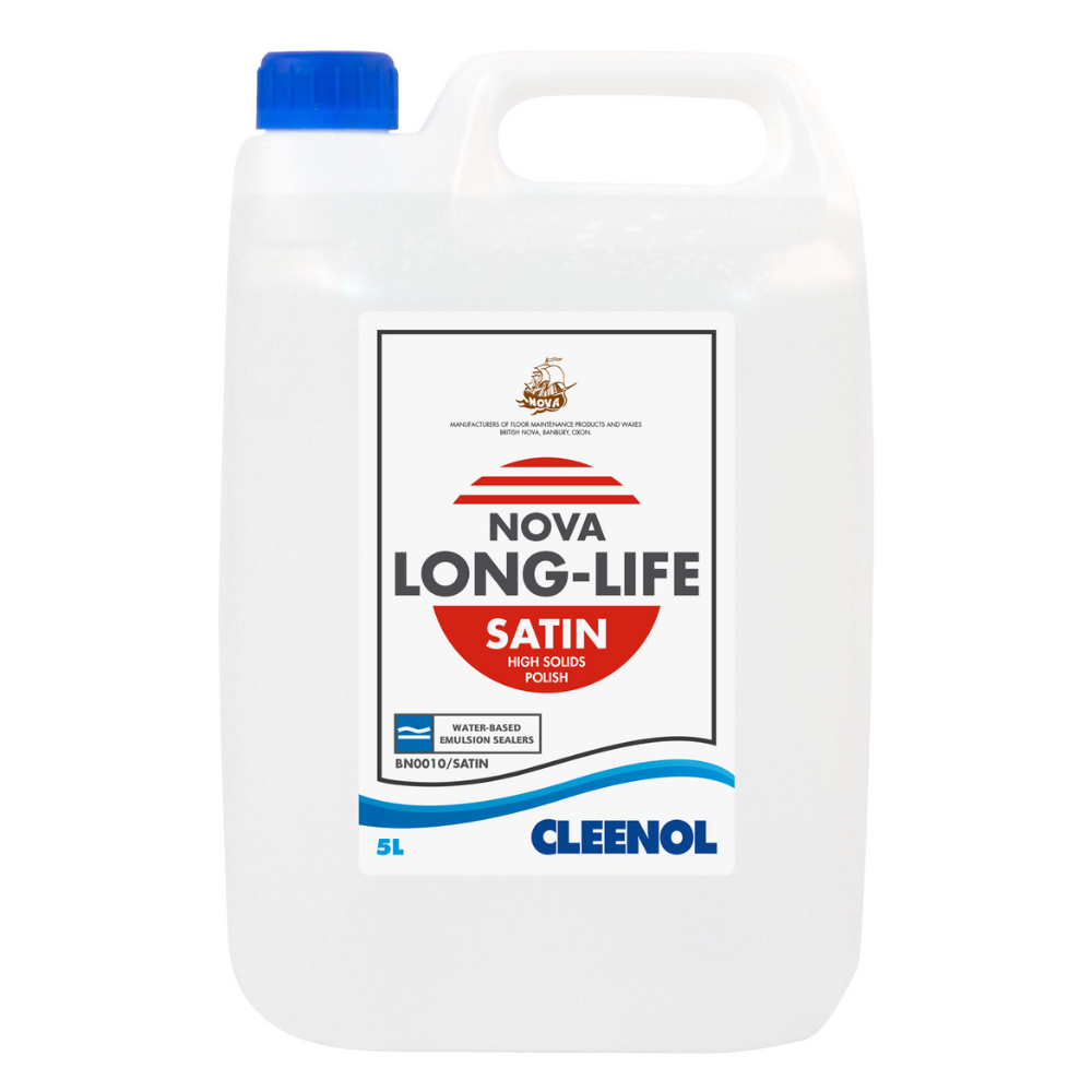 CLEENOL | NOVA LONG LIFE SATIN FLOOR FRESSING X 5 LTR | BN0010/SATIN