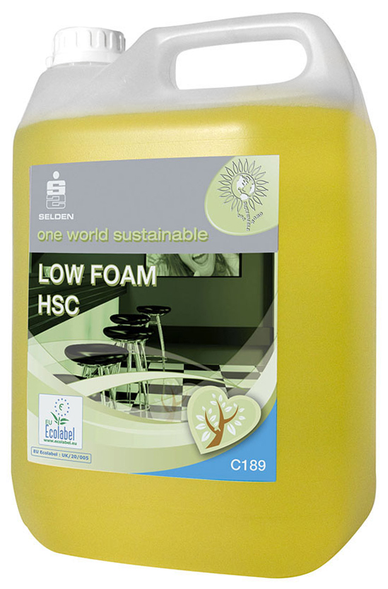 SELDEN | ECOFLOWER C189 LOW FOAM HARD SURFACE CLEANER X 5 LTR | C189