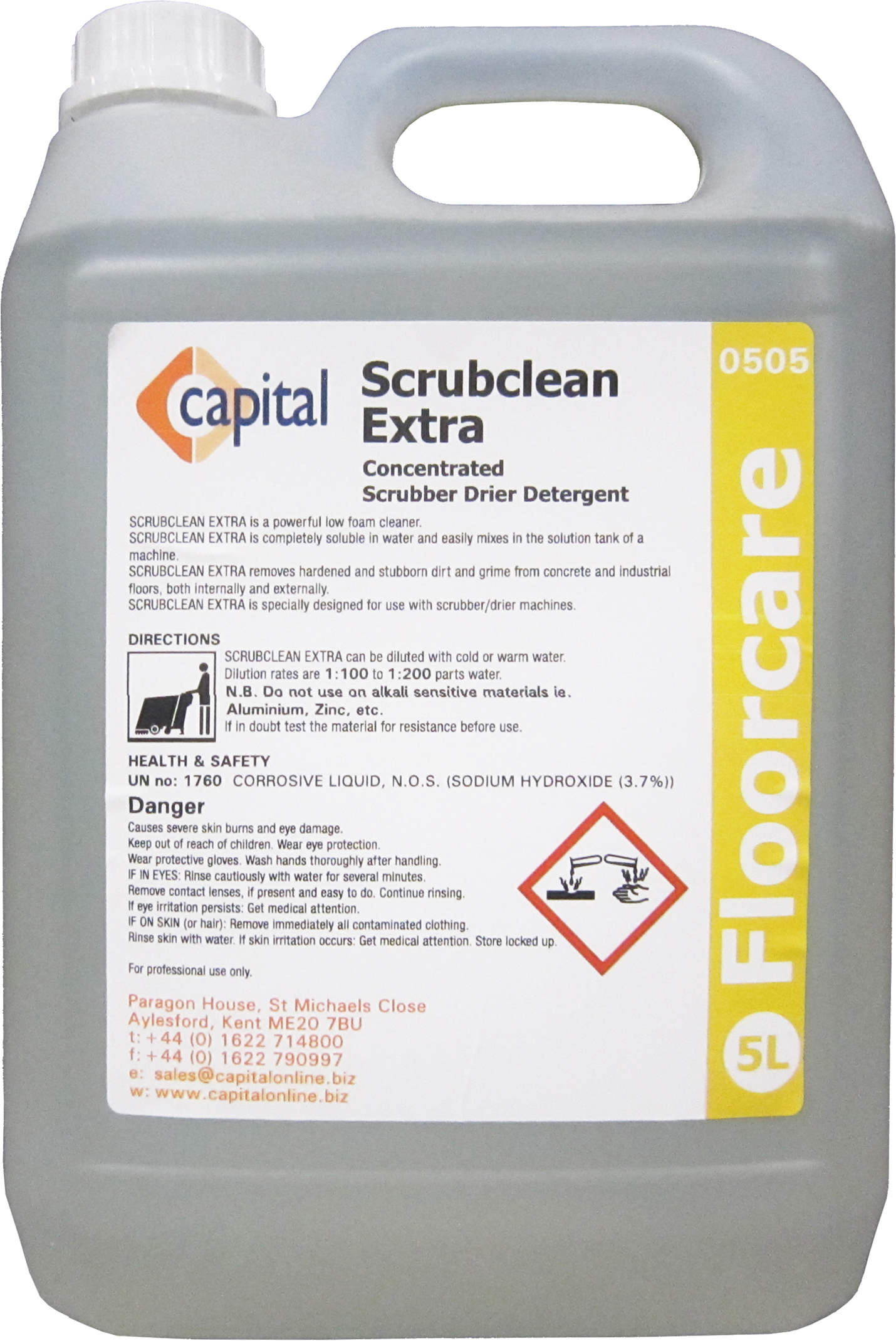 CAPITAL&#x20;&#x7C;&#x20;SCRUB&#x20;CLEAN&#x20;EXTRA&#x20;&#x20;X&#x20;5&#x20;LTR