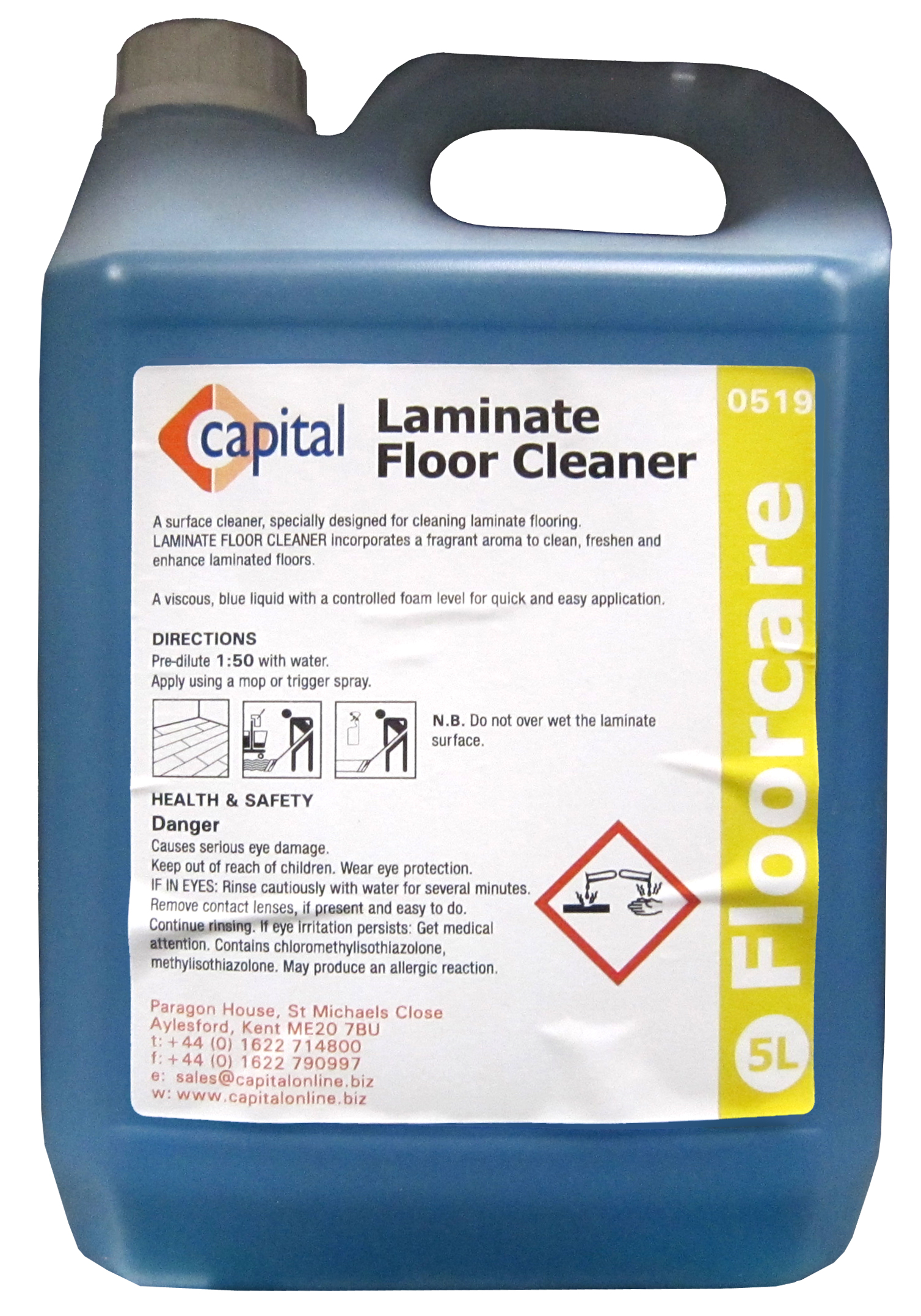 CAPITAL | LAMINATE FLOOR CLEANER MAINTAINER  X 5 LTR