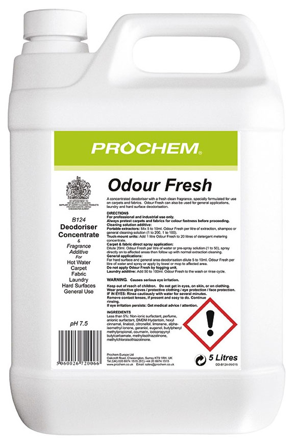 PROCHEM | ODOUR FRESH X 5 LTR | B124-05