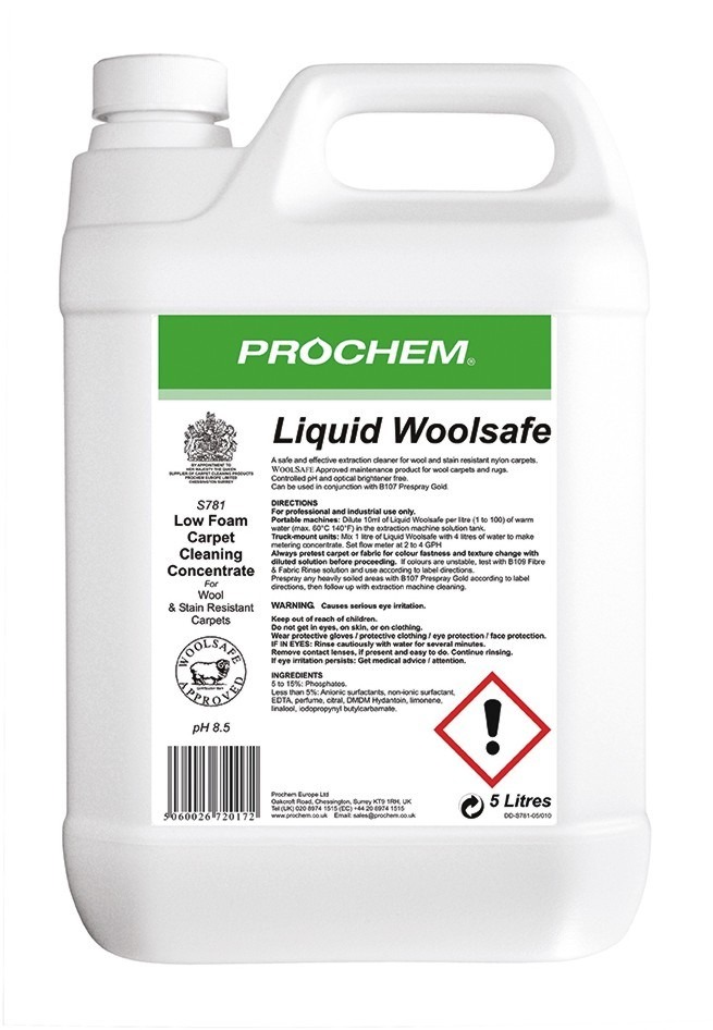 PROCHEM | LIQUID WOOLSAFE X 5 LTR | S781-05
