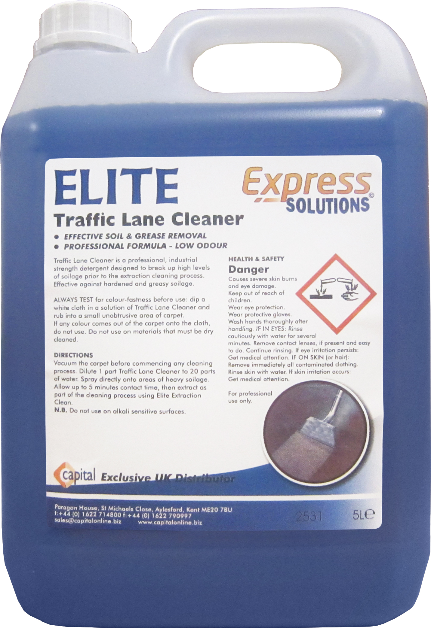 ELITE |  TRAFFIC LANE CLEANER X 5 LTR