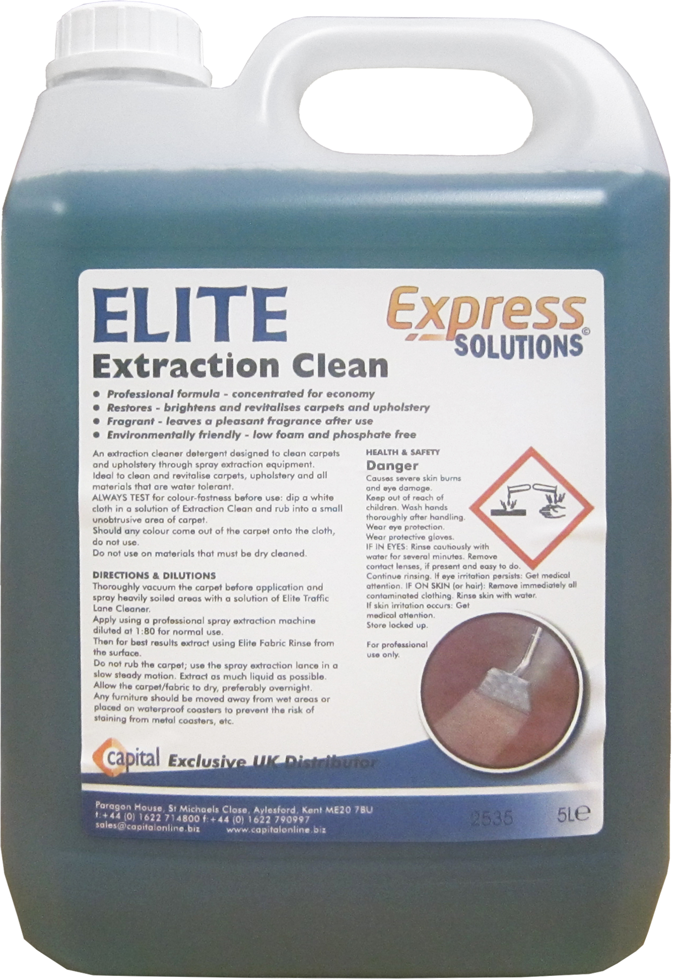 ELITE |  EXTRACTION CLEAN X 5 LTR