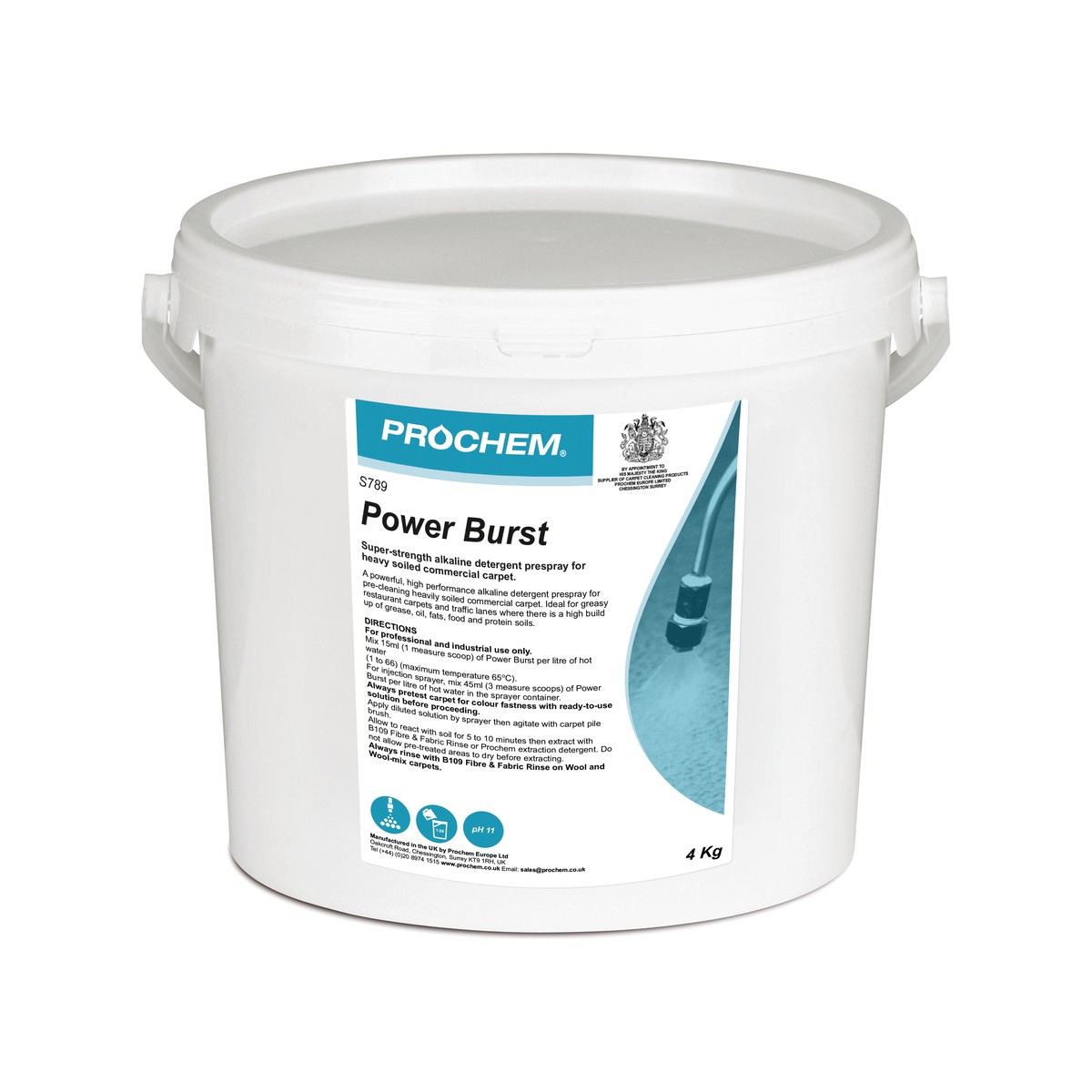 PROCHEM | POWER BURST X 4 KG | S789-04 | 2581