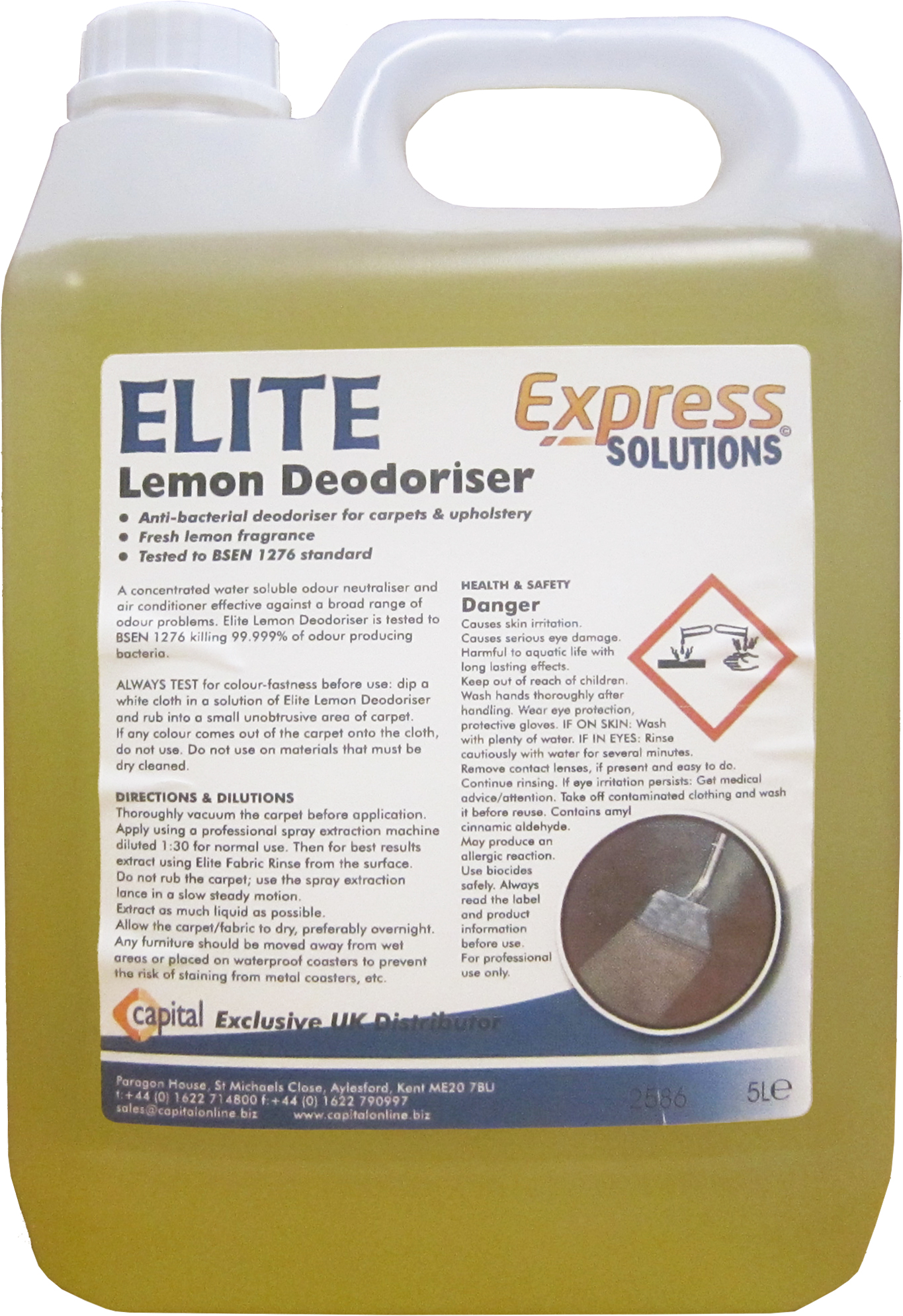 ELITE |  LEMON DEODORISER X 5 LTR