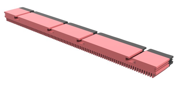 ESCATEQ | TREAD TEQ W PATTERN ESCALATOR CLEANING PAD 80CM | W-0800-32