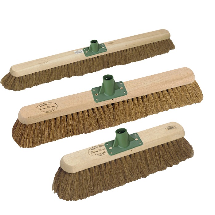 HILL BRUSH | SOFT NATURAL COCO PLATFORM BROOM HEAD | H4/3FPLST5