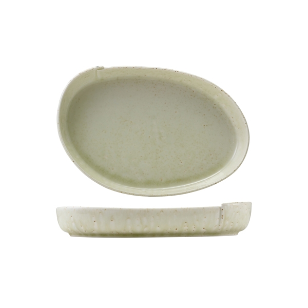 GENWARE | KOZO PORCELAIN SHIRO OVAL PLATE 28CM X 6 | PL-KSH28
