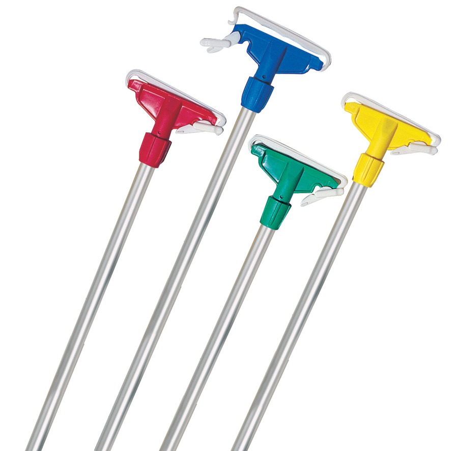RAMON HYGIENE | ALUMINIUM KENTUCKY MOP HANDLE & PLASTIC HOLDER | X002329