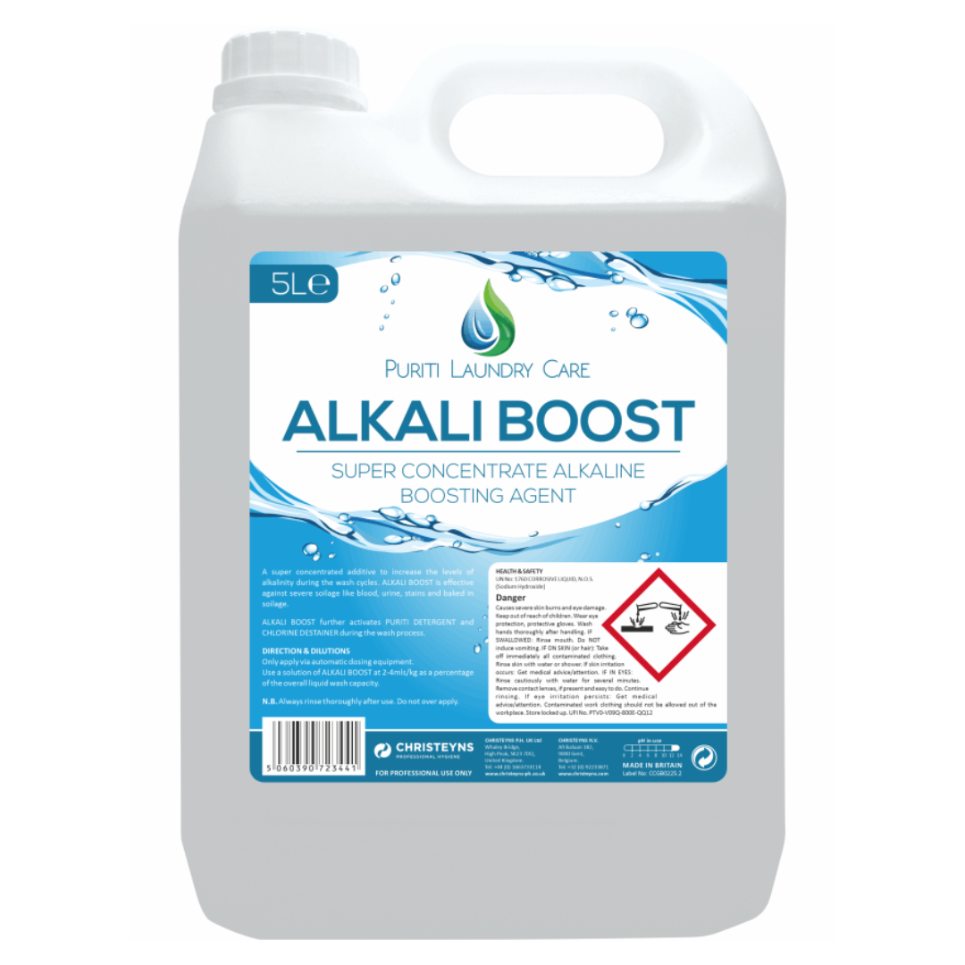 CLOVER (CHRISTEYNS) | 324  LAUNDRY ALKALINE BOOST X 5 LTR | 324