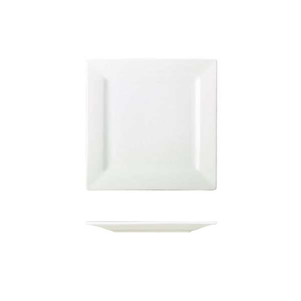 GENWARE | PORCELAIN SQUARE PLATE 16CM X 6 | 180616