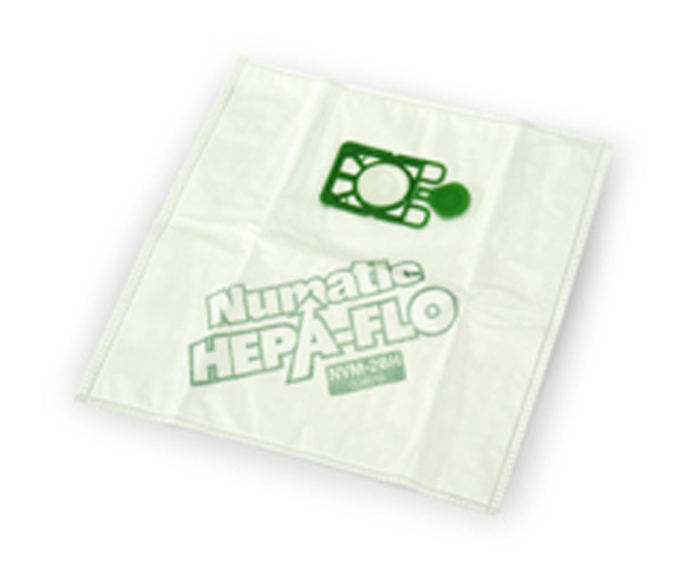 NUMATIC |  (NVM-2BH) HEPAFLO DUST BAGS X10 | 604016