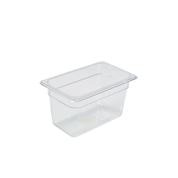 GENWARE | 1/4 -POLYCARBONATE GN PAN 150MM CLEAR | PC14-150