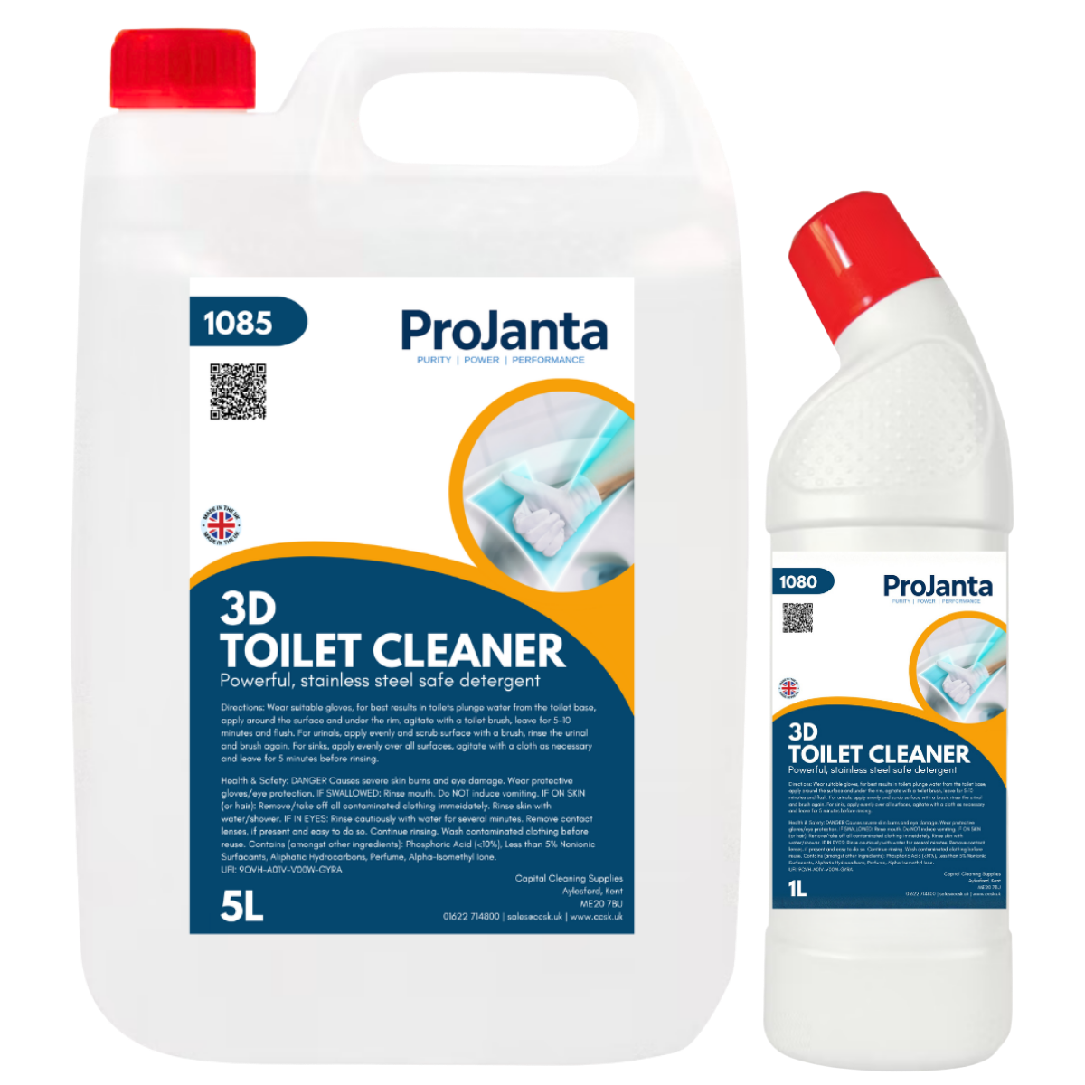 PROJANTA | 3D STAINLESS STEEL TOILET CLEANER