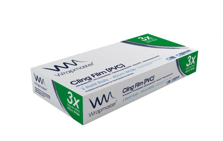 WRAPMASTER | CLING FILM REFILLS 45CM X 300MTR X 3 | 31C81