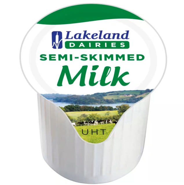 SEMI-SKIMMED MILK POTS 12ML X 120 | 42164