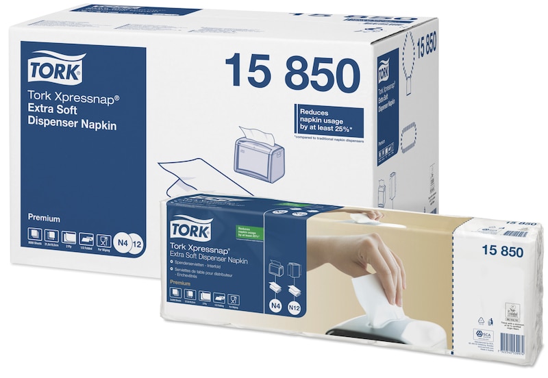 TORK | 2 FOLD DISPENSER NAPKIN 2 PLY 21CM X 16.5CM X 8000