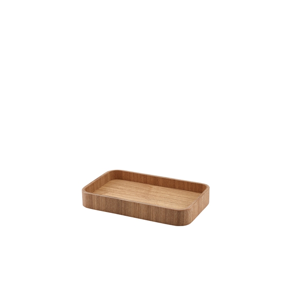 GENWARE | LIGHT WOOD VENEER TRAY 23 X 13.8CM | WVT-23L