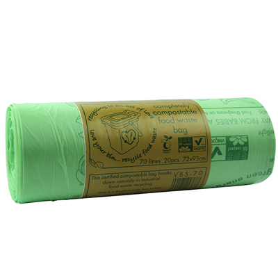 VEGWARE | GREEN COMPOSTABLE LINER 80L X 240 | VBL-80