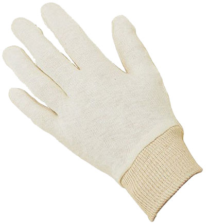 KEEPCLEAN | COTTON STOCKINETTE KNIT WRIST GLOVES (PAIR) | 304111
