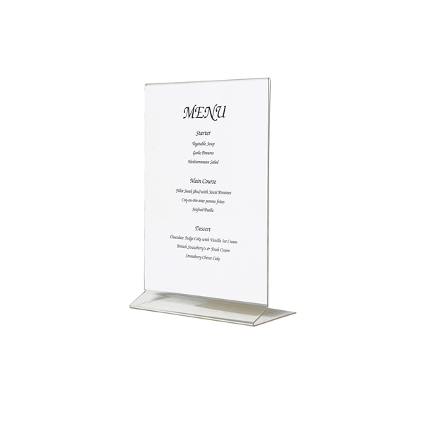 GENWARE | ACRYLIC MENU HOLDER A4 SIZE | MHA4