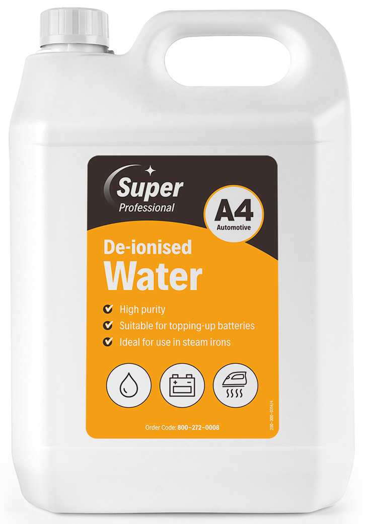 MIRIUS | DE-IONISED WATER X 5 LTR | 800-272-0008