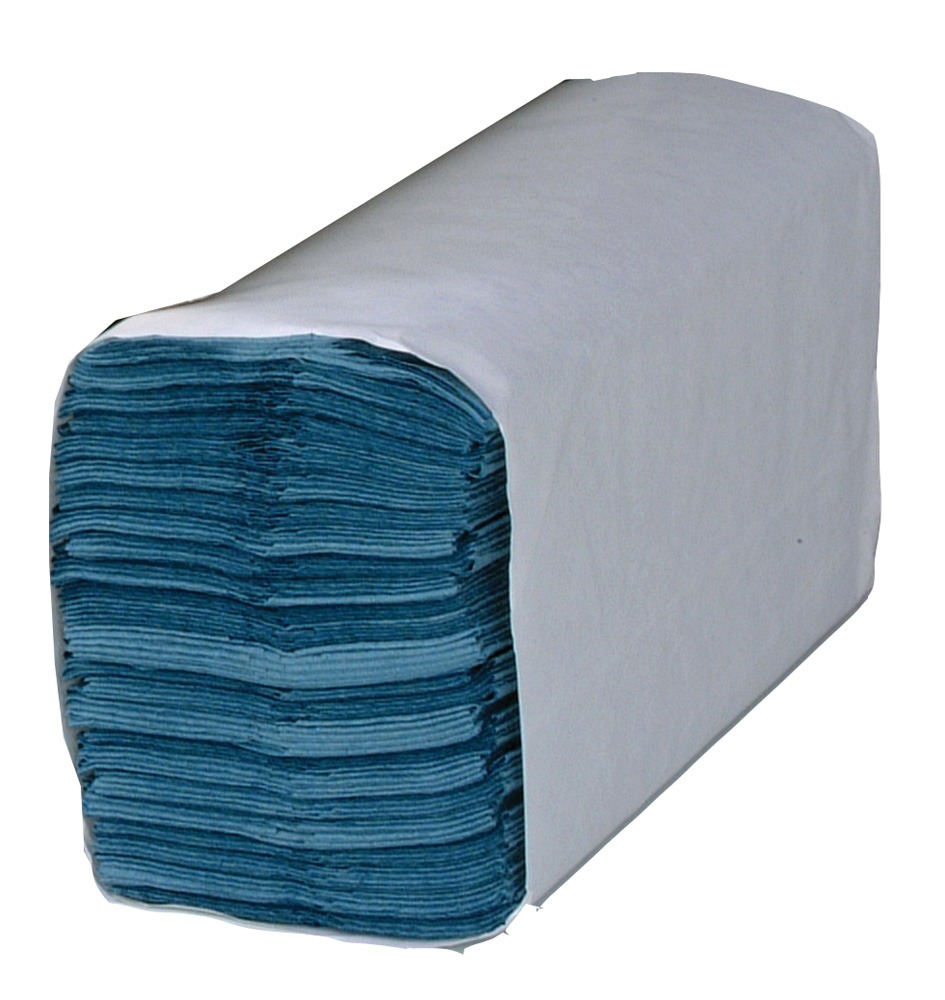 NORTHWOOD HYGIENE | 1PLY BLUE C FOLD HAND TOWELS X 2880 | HC128BL
