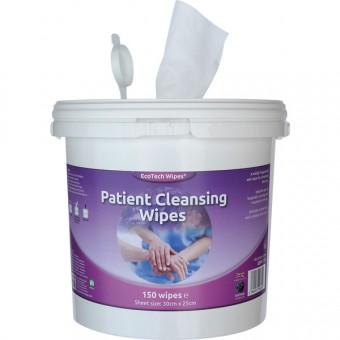 ECOTECH | PATIENT BODY WIPES X 150 | EBPC150