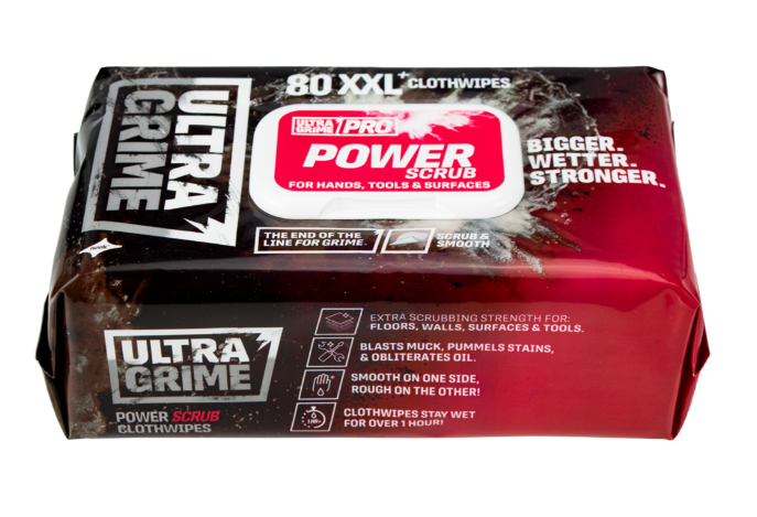 UNIWIPE | ULTRAGRIME POWER SCRUB XXL WIPES X 100 | 5920
