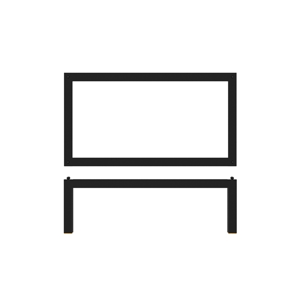 GENWARE | BLACK LUXOR METAL GN 1/3 RISER 32.5 X 17.6 X 12CM | LX131602