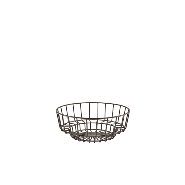 GENWARE | BLACK DECO DISPLAY BASKET 25 X 10CM | WDB10BK