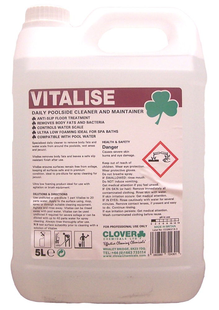 CLOVER (CHRISTEYNS) | VITALISE DAILY POOL CLEANER X 5 LTR | 520