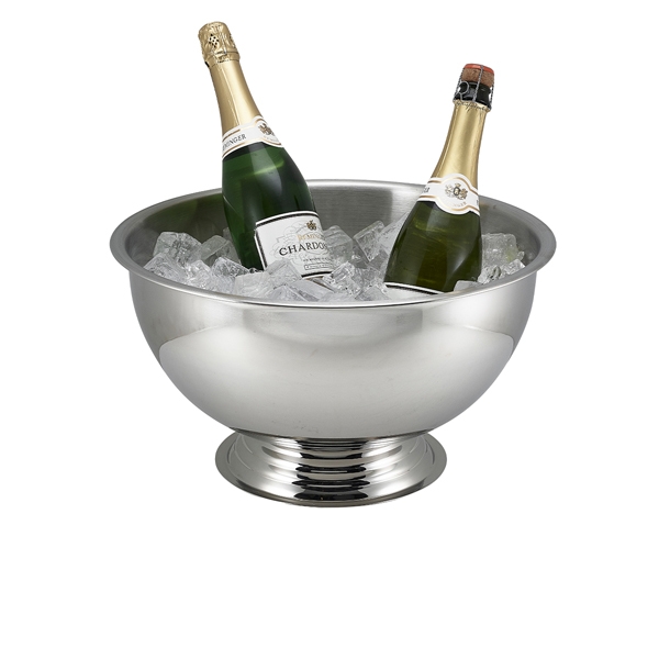 GENWARE | STAINLESS STEEL CHAMPAGNE BOWL 38CM | CHBWL